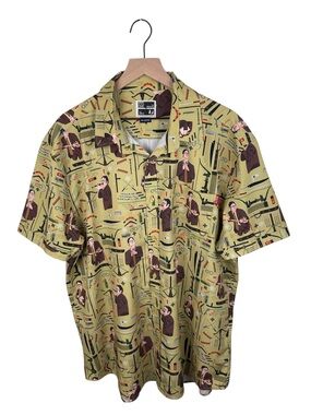 RSVLTS The Office 1000 Ways to Die Button Down Shirt Men Size XXL Dwight Schrute